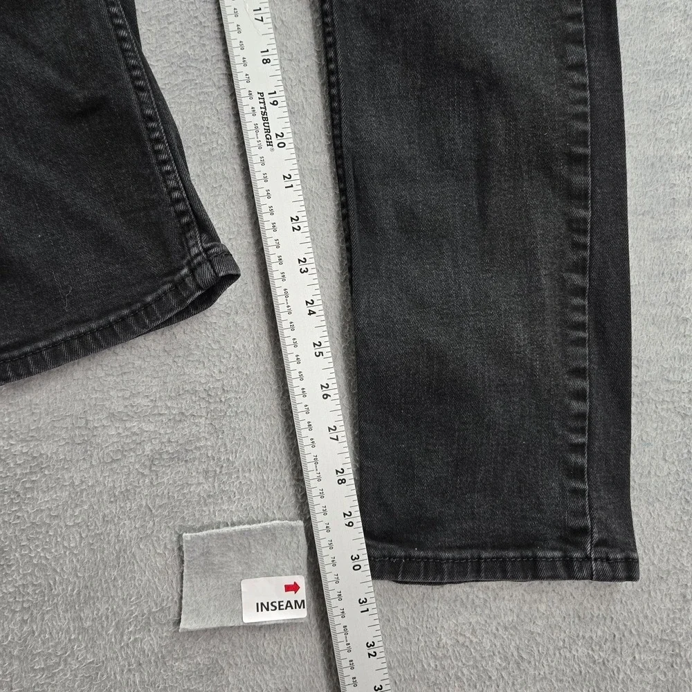 Levi's 511 Men Jeans 36X34 Black Slim Denim 31